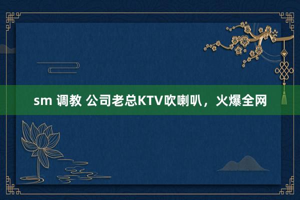 sm 调教 公司老总KTV吹喇叭，火爆全网